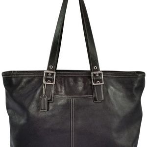 Coach Hampton 5246 Large Shopper Tote, Black